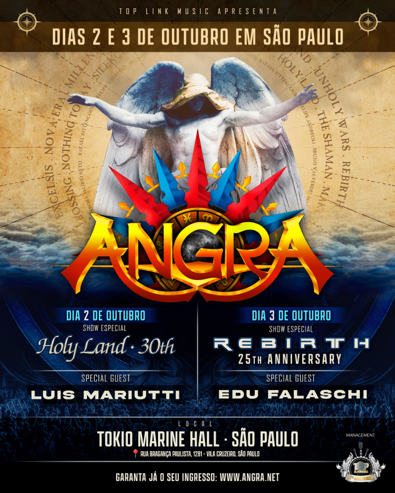 Cartaz Angra Tokio Marine Hall