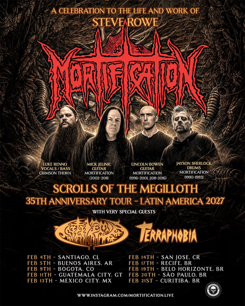 Mortification, turnê brasileira