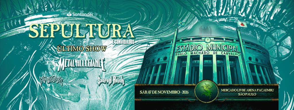 Cartaz Último Show Sepultura
