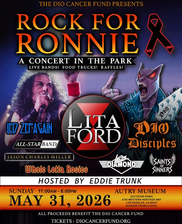 Cartaz. Rock for Ronnie